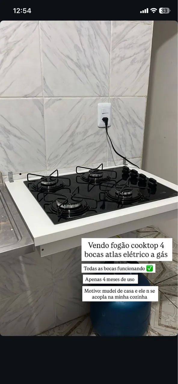 Fogão cooktop