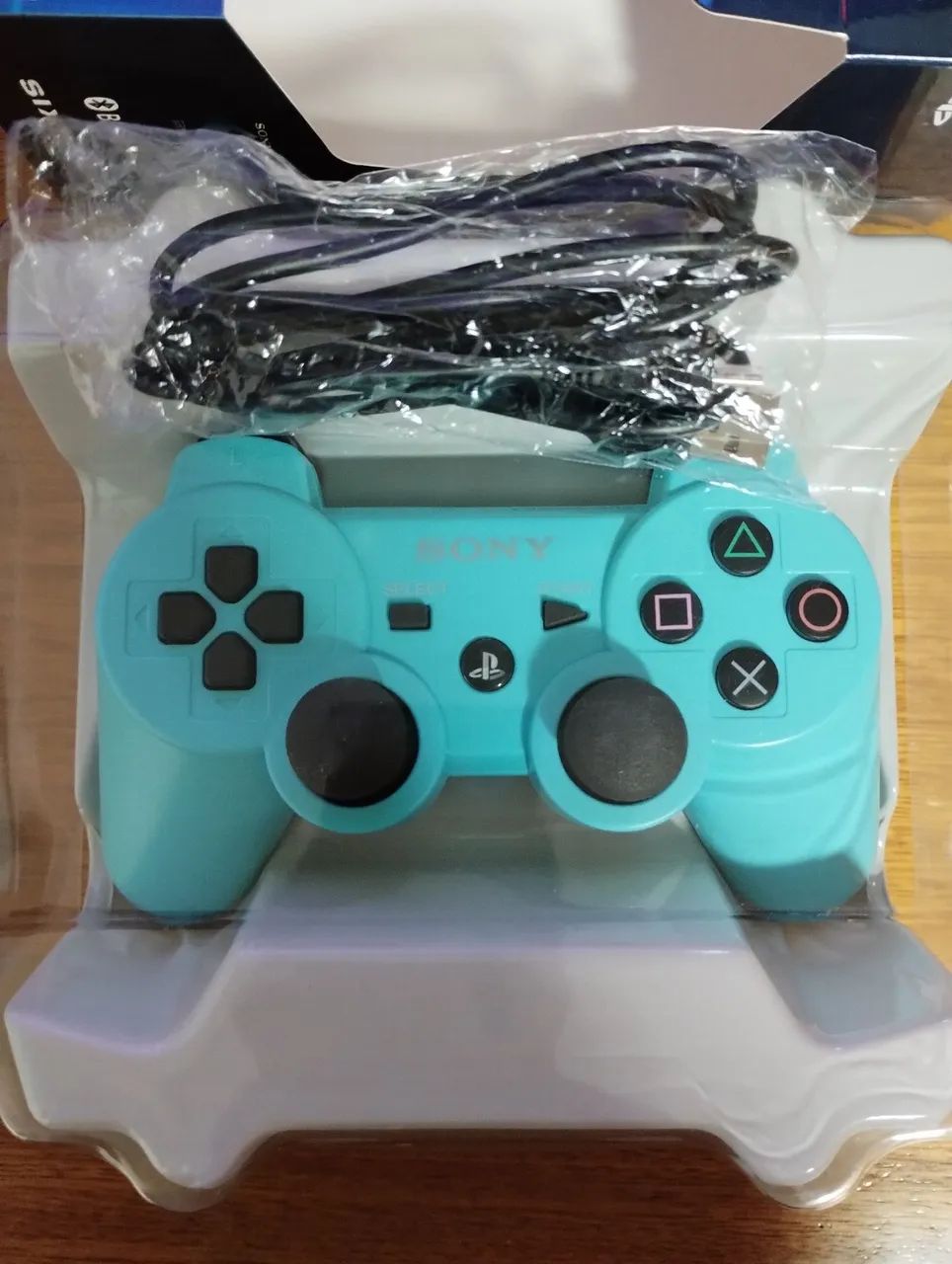 Controle PS3 Azul Glacial - Foto 5