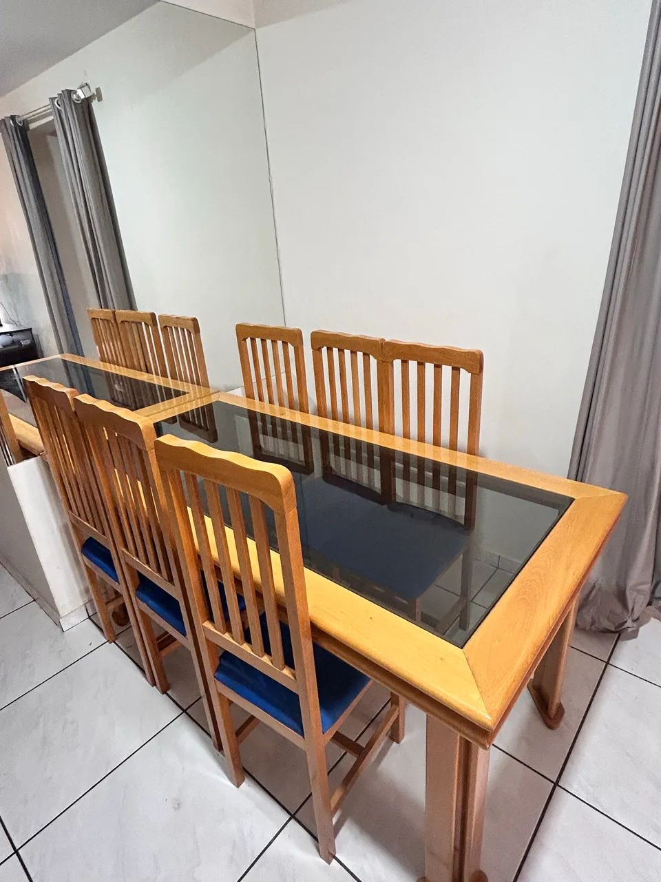 Mesa de jantar 6 lugares 