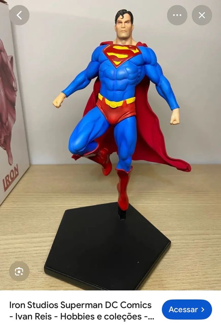 Superman c/ 3 heads + flash deluxe - iron studios - 1/10 - Foto 2