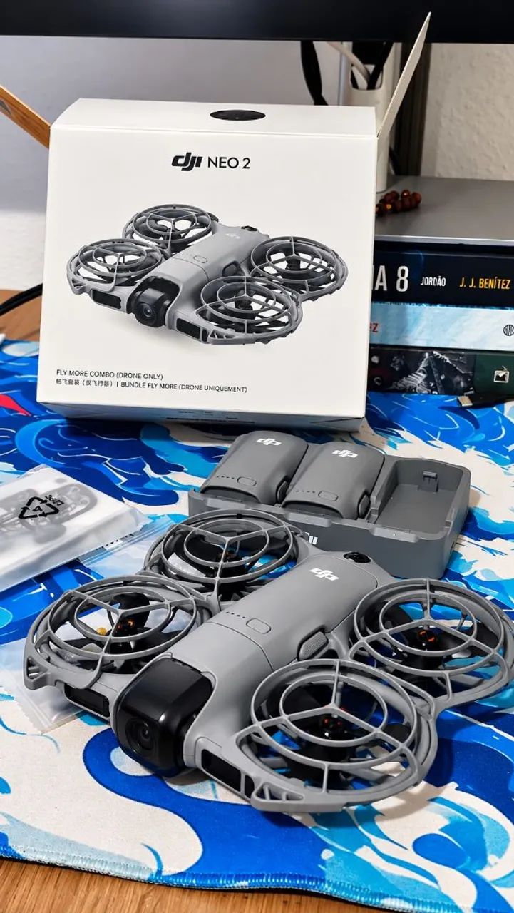 Drone Dji Neo 2 | kit 3 baterias Na caixa