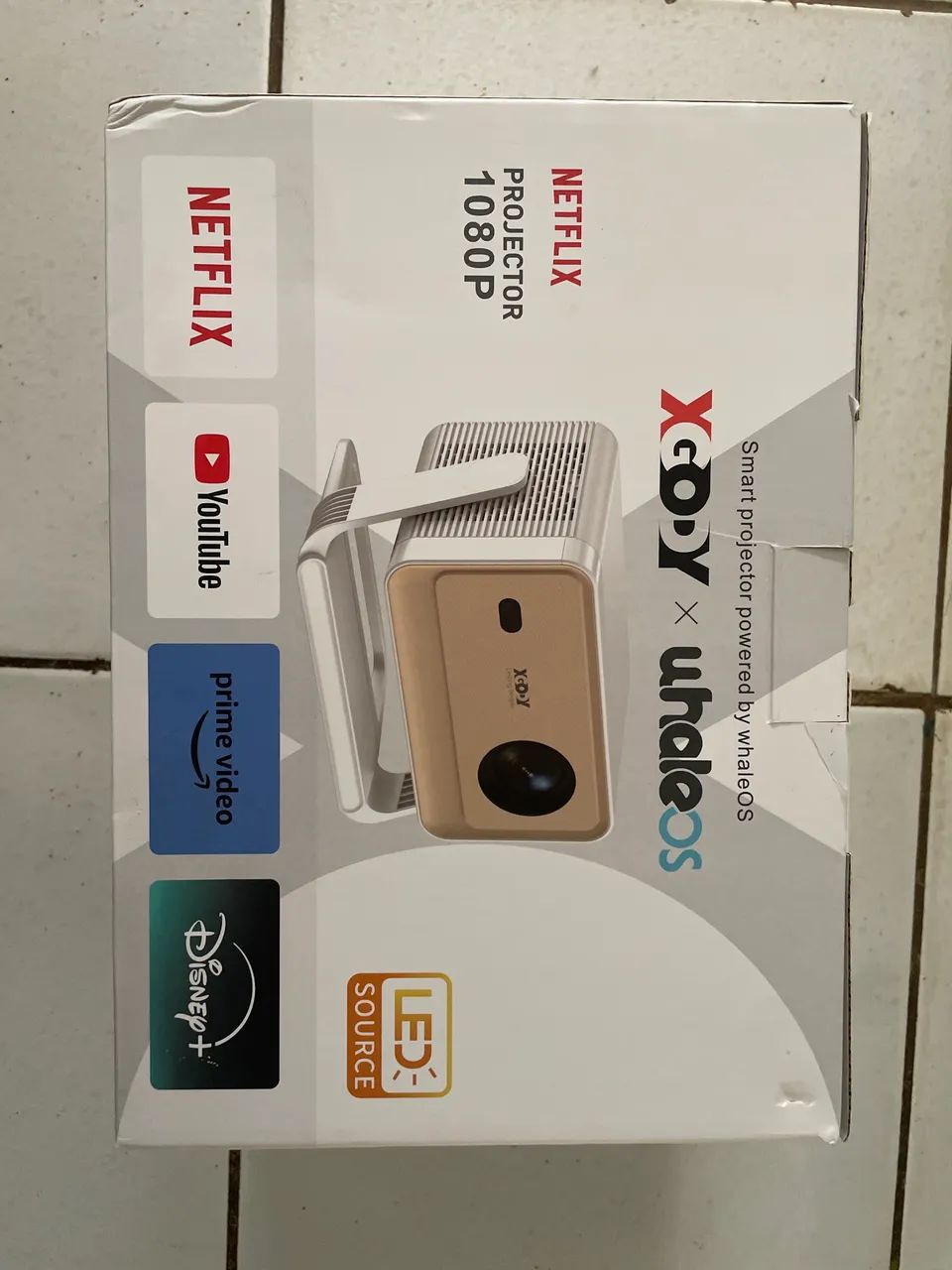 Projetor smart usado com problema na placa de vídeo 