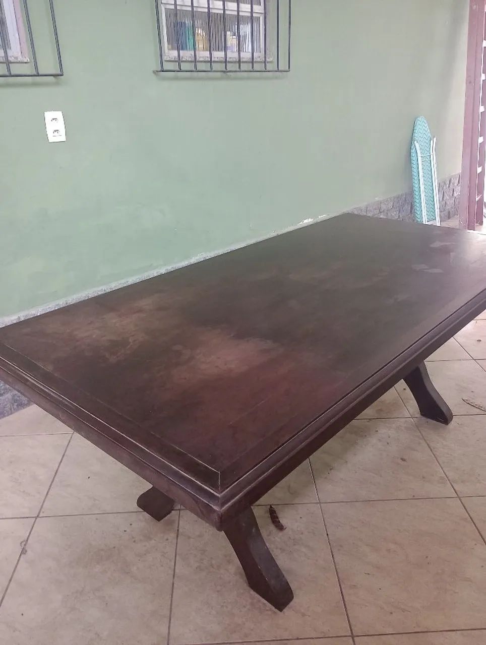 Mesa de jantar em madeira maciça  - Foto 3