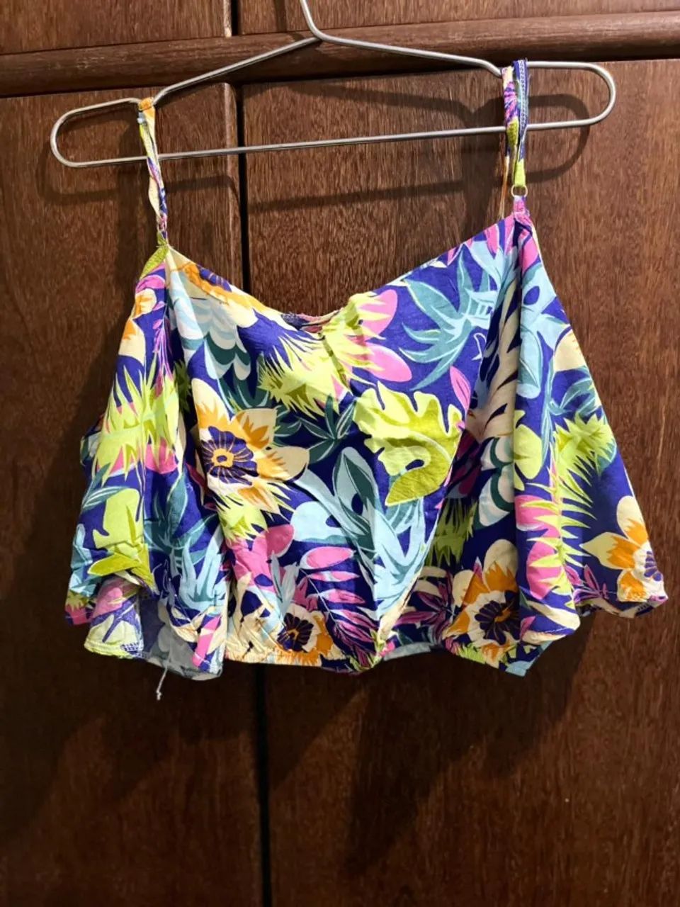 Conjunto blusa e saia Havaiano (36/38) - Foto 2