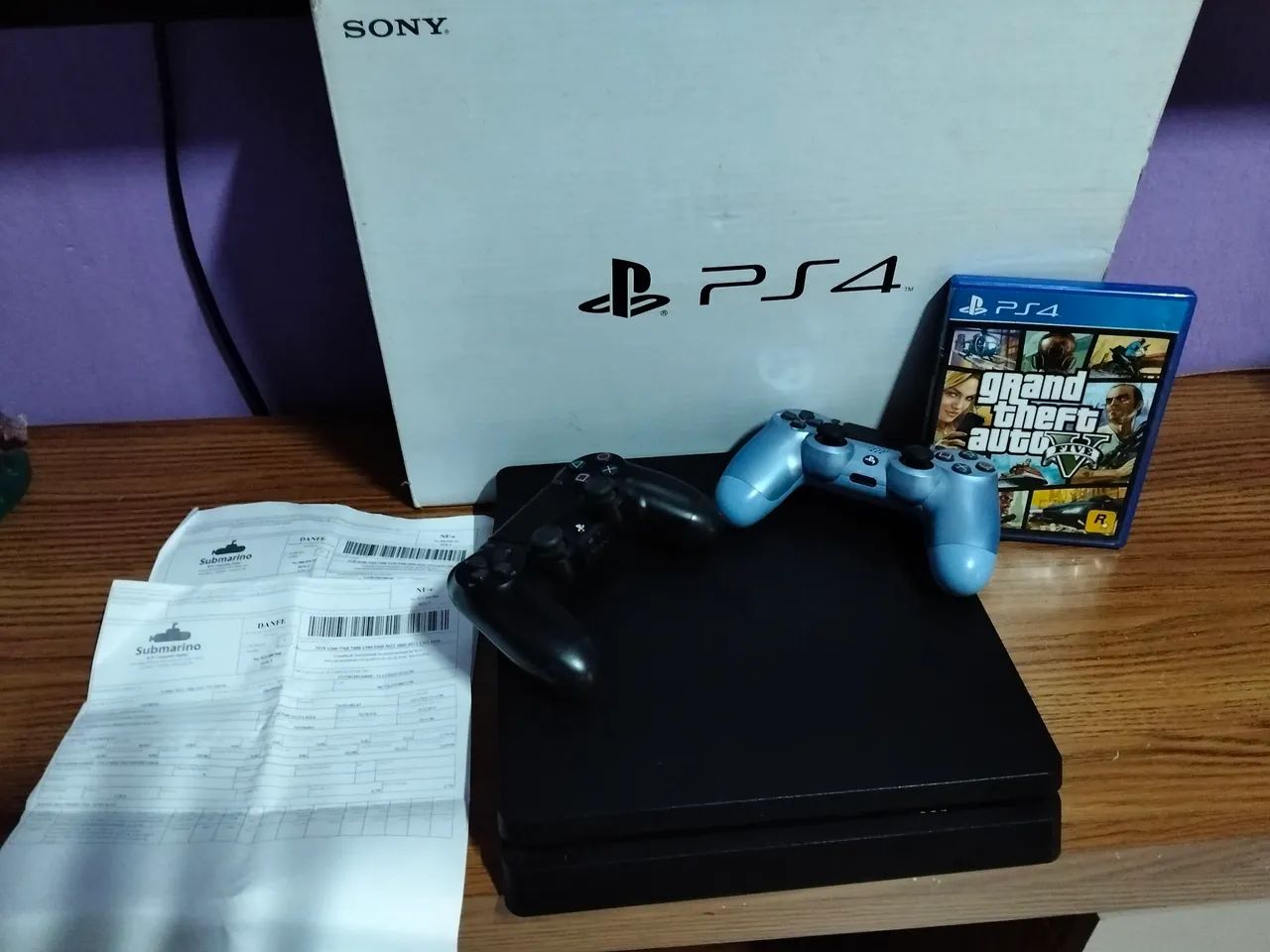 Vendo PS4 slim1tera de memória zero com nota - Foto 3