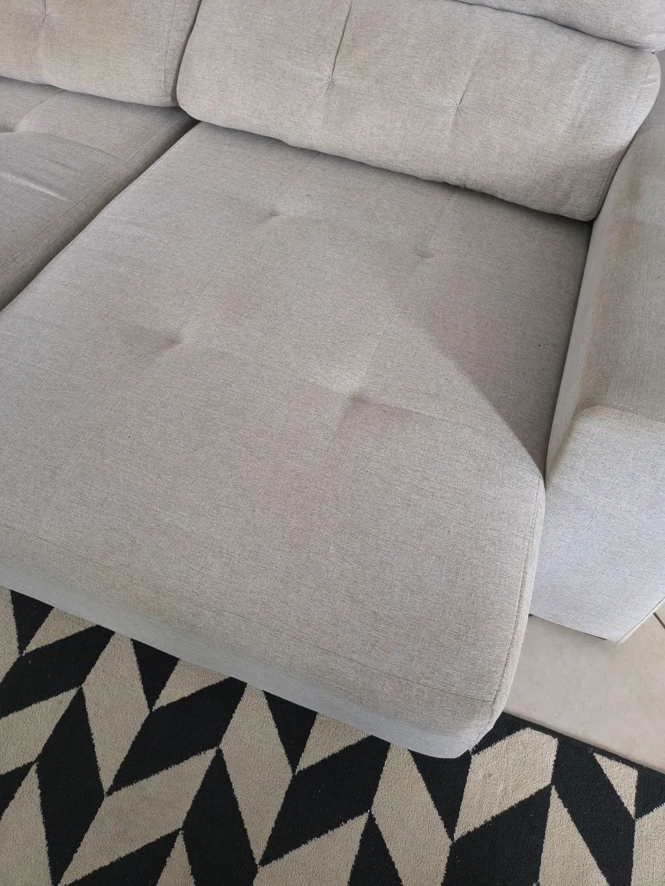 Sofá retrátil de linho  - Foto 5