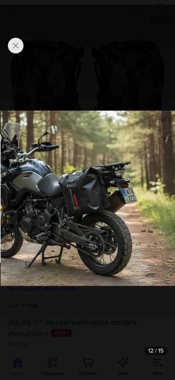 Kit alforges pra moto "MAX" - Foto 3