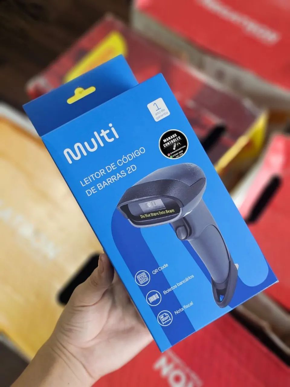 Leitor de códigos de barras - multi 