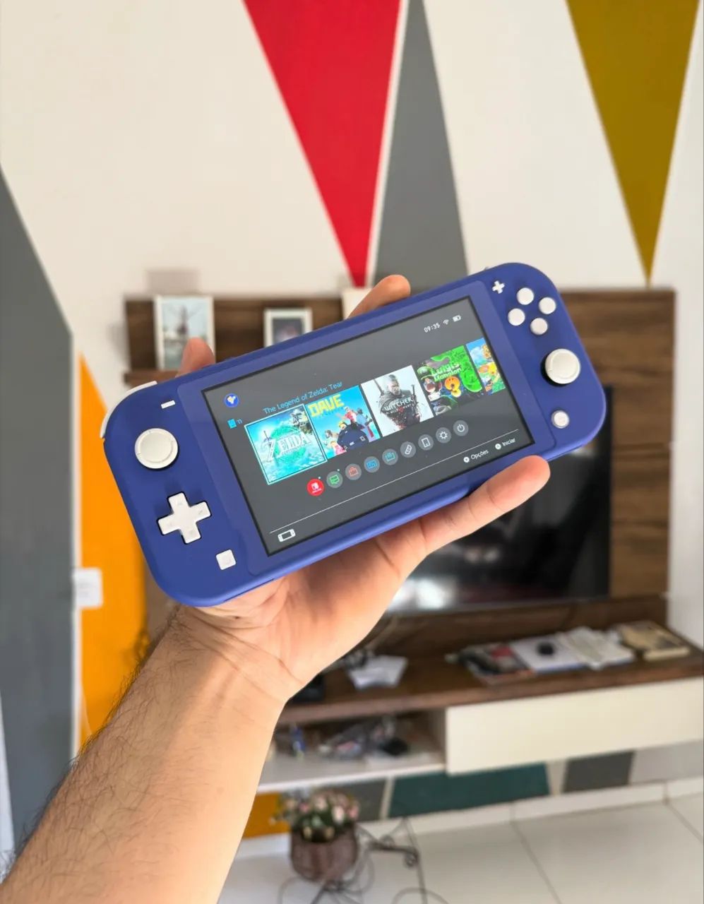 Nintendo Switch Lite Azul Escuro (leia a descrição) - Consoles de