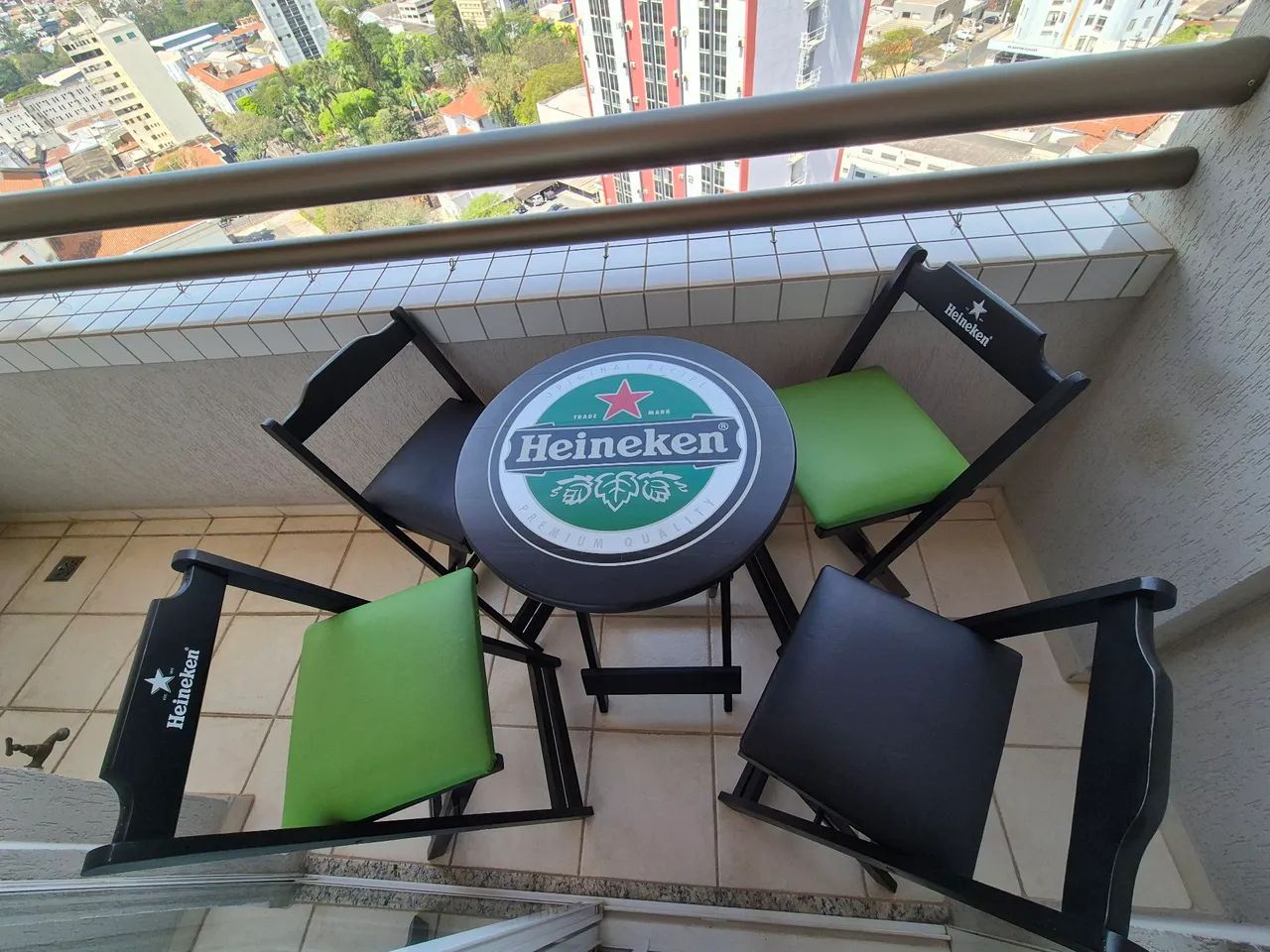Conjunto de mesa bistro e 4 cadeiras - Foto 2