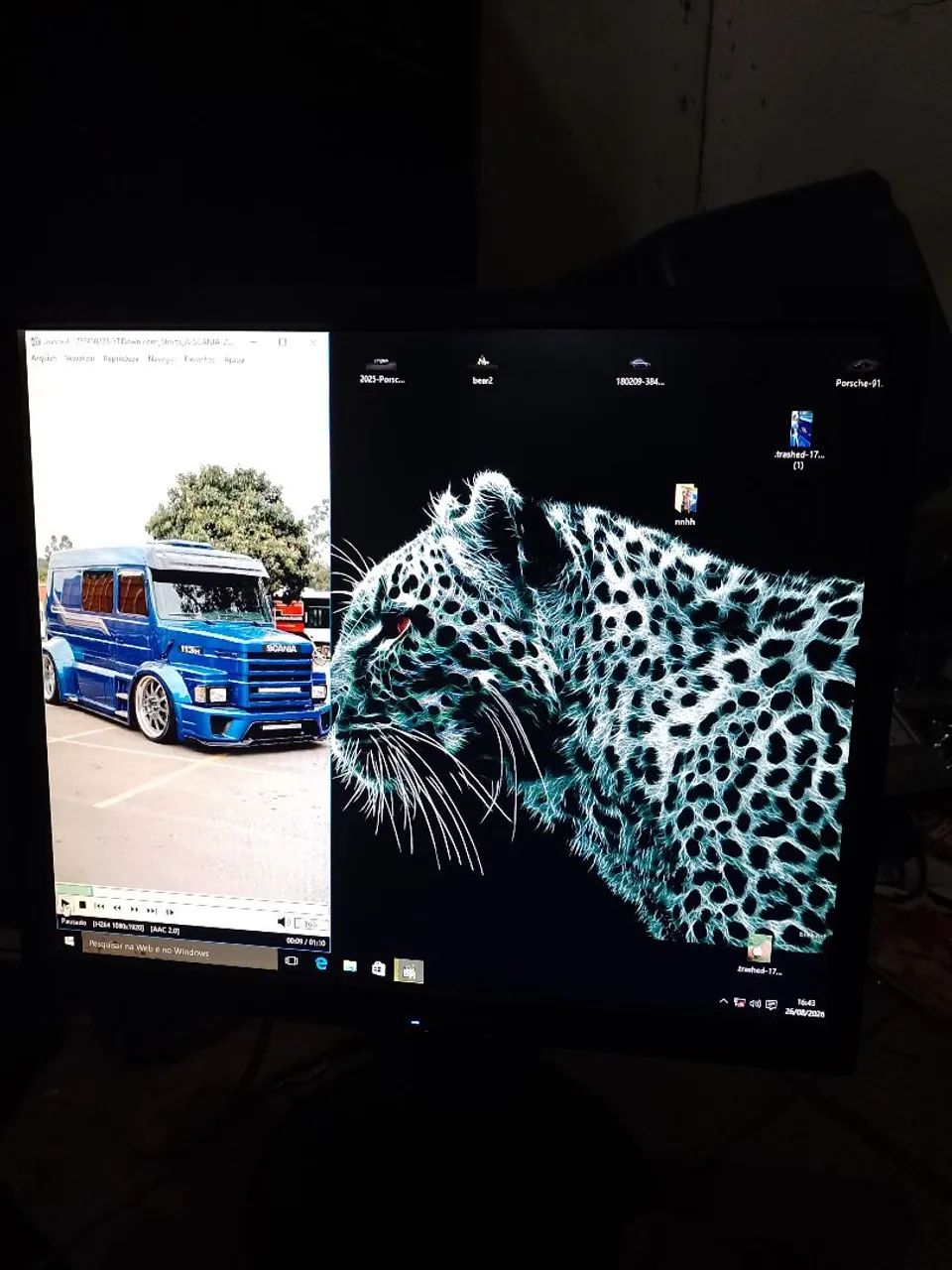 Monitor LG flatron 19 polegadas DVI VGA ok com cabos  - Foto 2