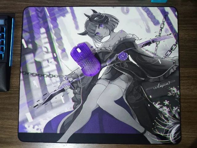 Mousepad Utopia Black Blade V4 490mm x 420mm Control