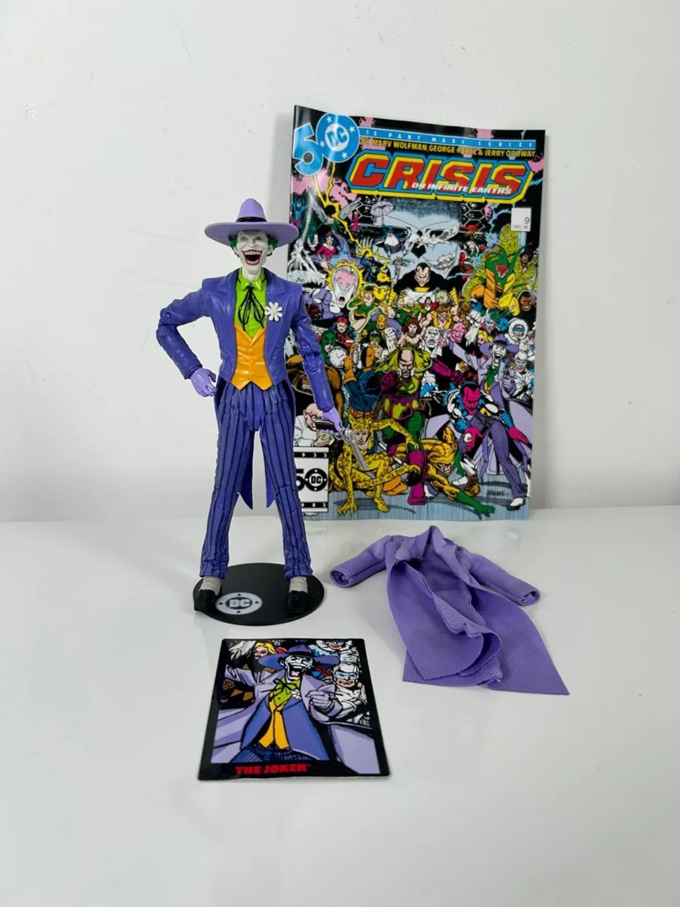 Boneco Coringa Original Mcfarlane Toys Com Acessórios  - Foto 5