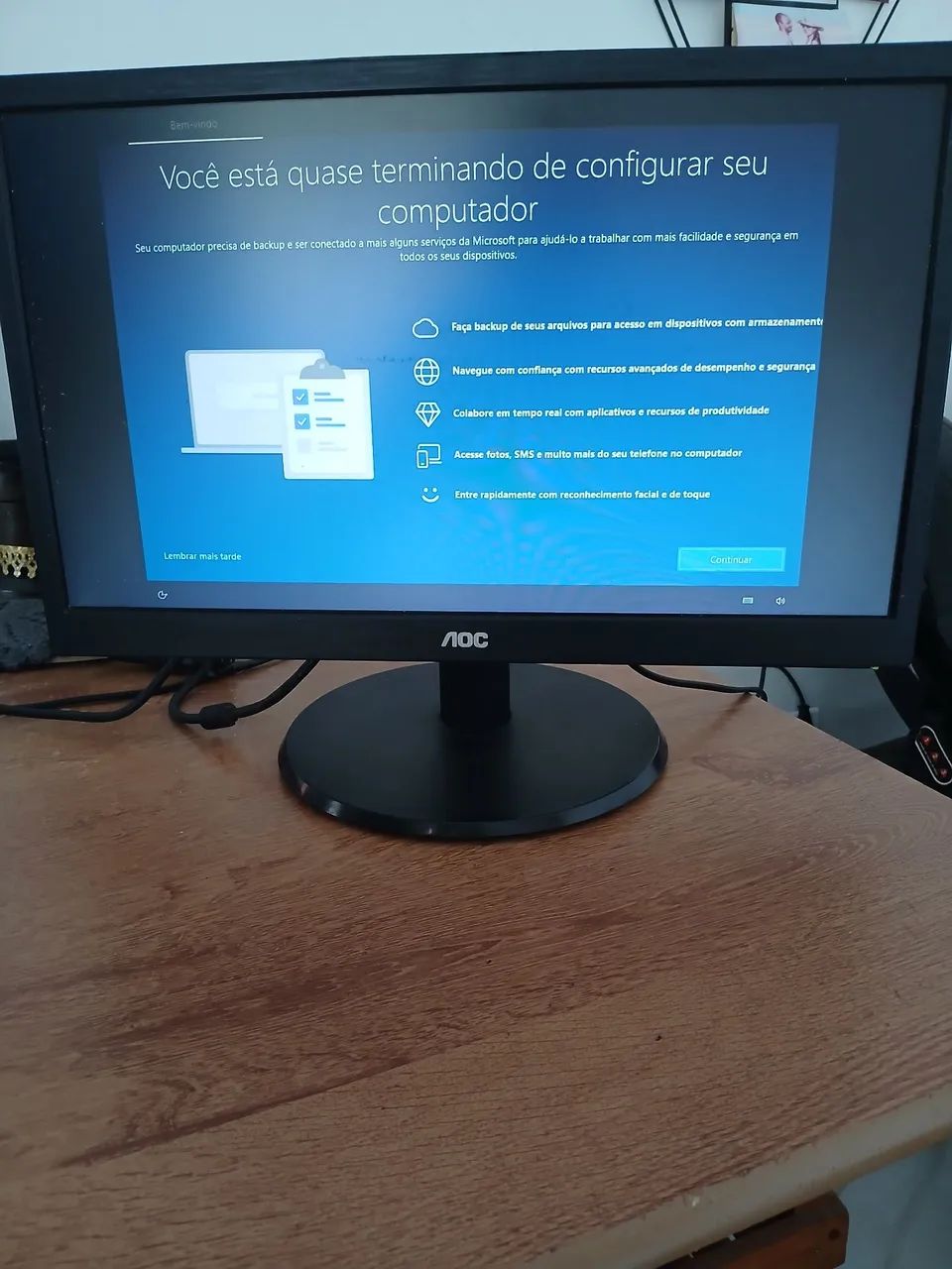 Vendo monitor AOC 19 polegadas! R$300,00 - Foto 2