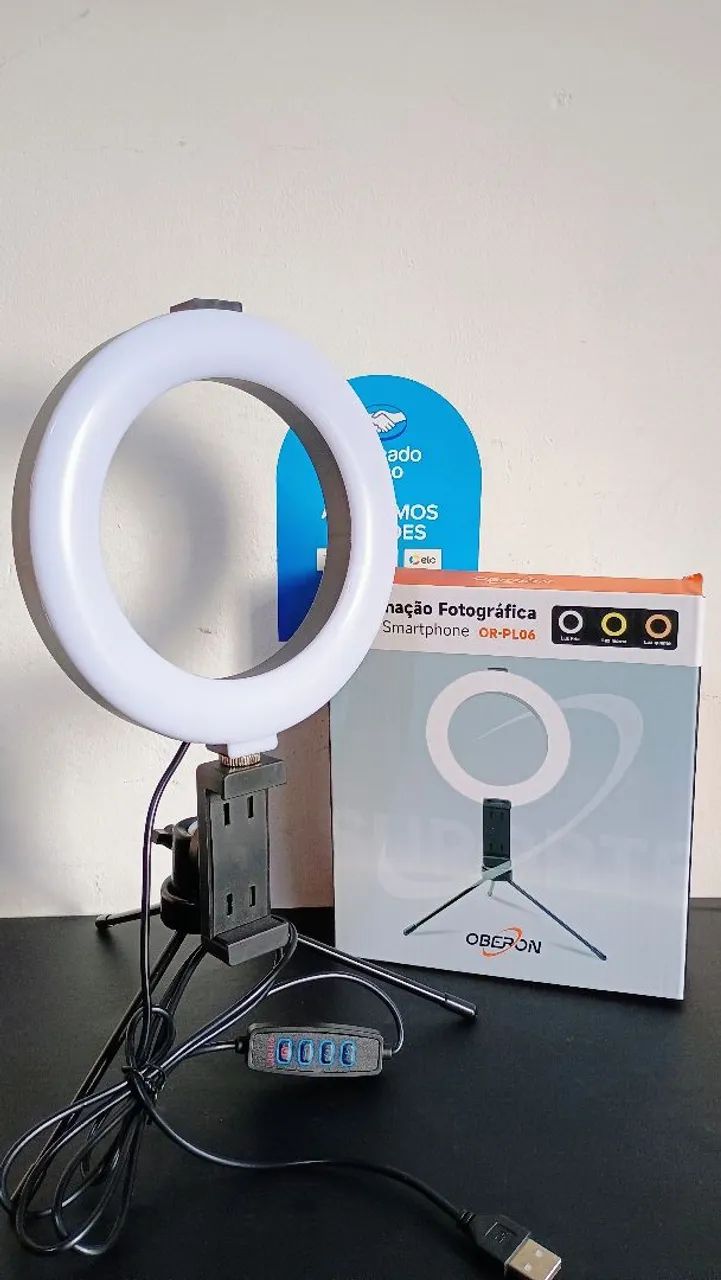 Mini ringlight com suporte para celular  / SUPER OFERTA  - Foto 3