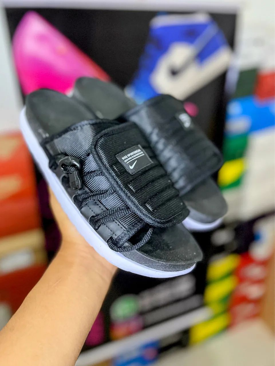 Chinelo preto confortável 