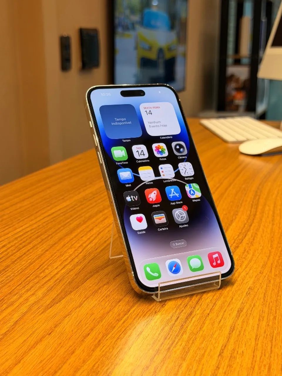 Vendo ou troco iPhone 14 Pro Max 128gb 81%  - Foto 4