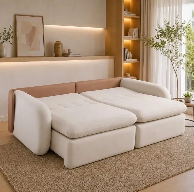 Sofá Cama Retrátil Bellarosa 230 cm - Foto 3