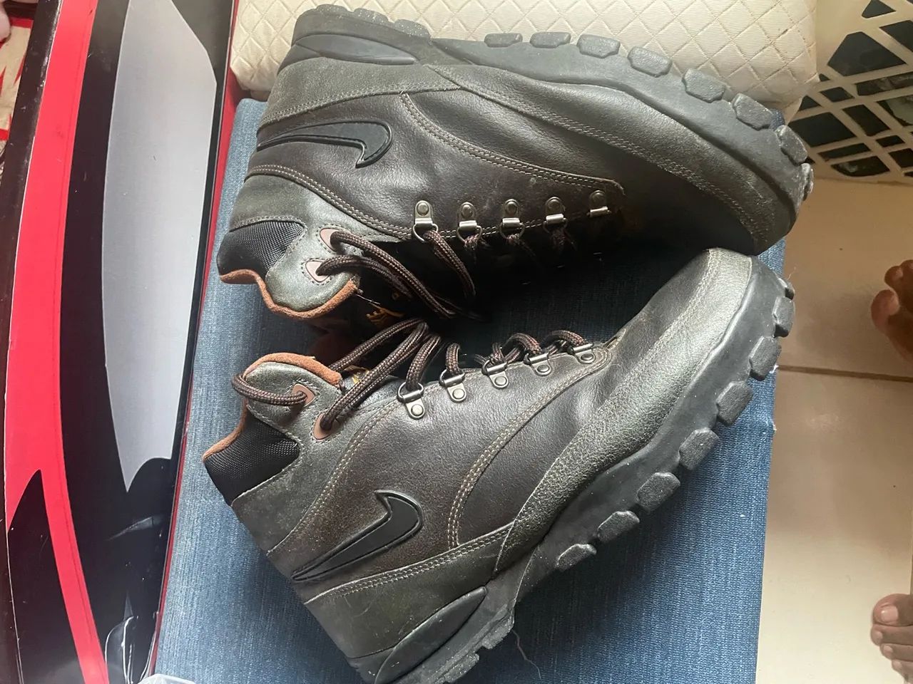 Bota nike de couro  - Foto 4
