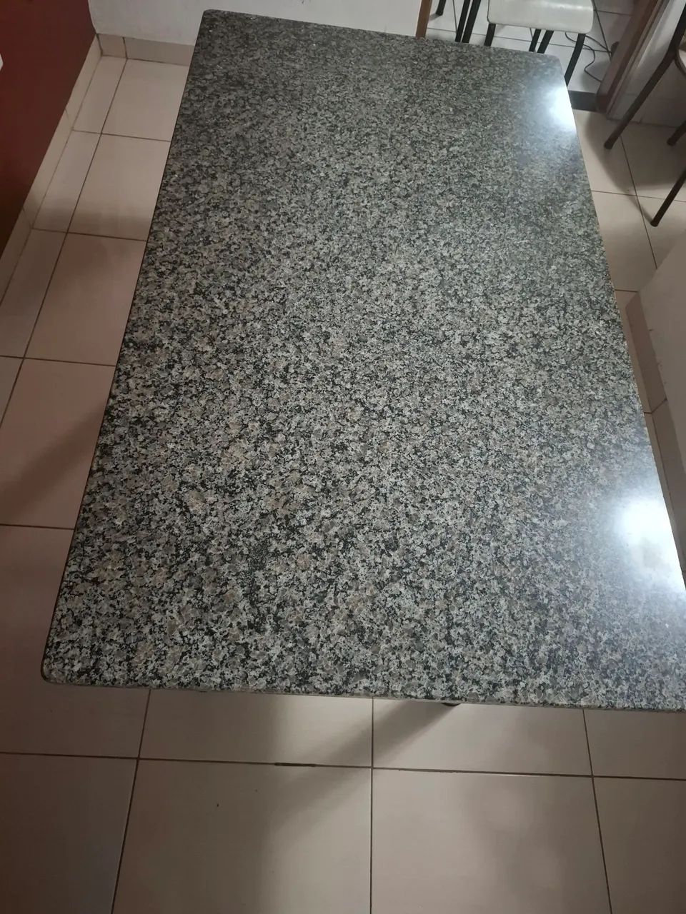 Mesa de Jantar para 6 Lugares Retangular Preta