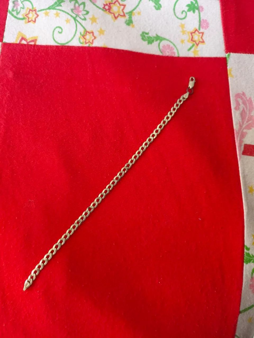 Vendesse pulseira prata 925 4mm semi nova
