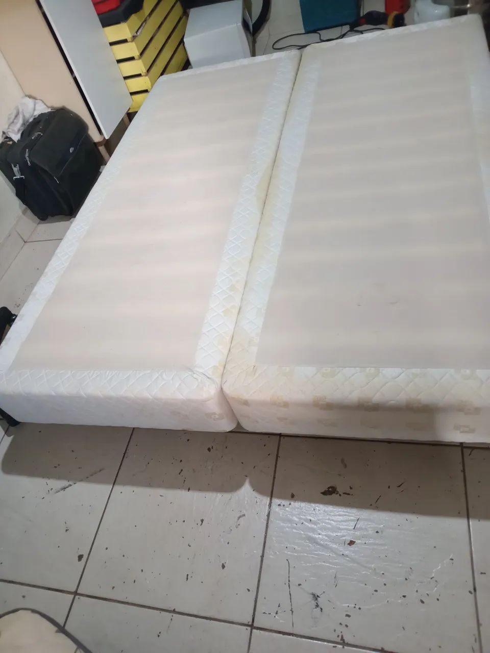 Cama box queen higienizada 158x198 base - Foto 5