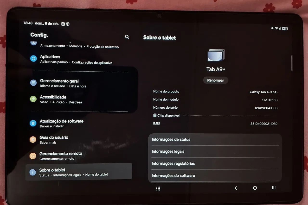 Tablet Samsung A9+ com Kit Completo - Foto 2