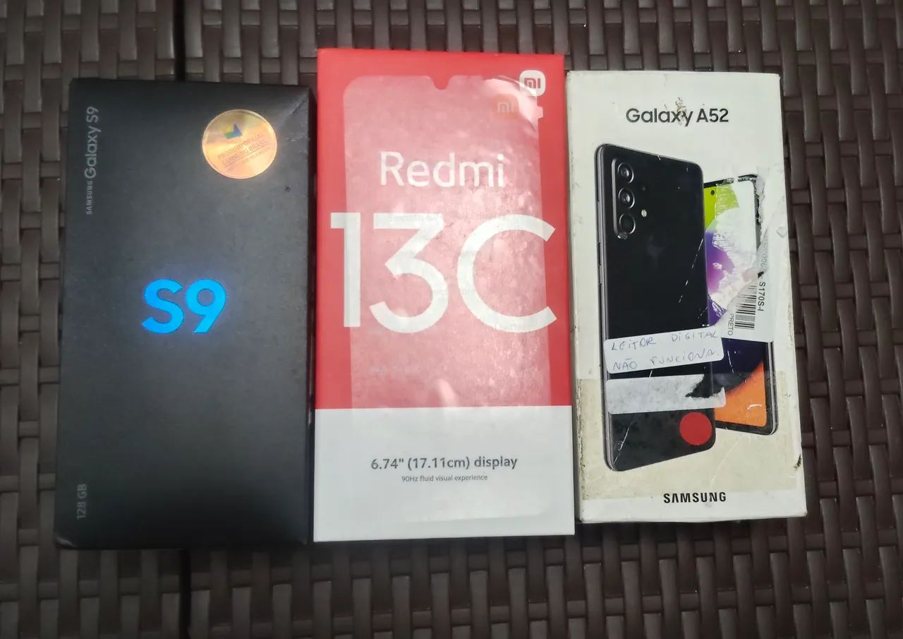 Caixa de celular vazia