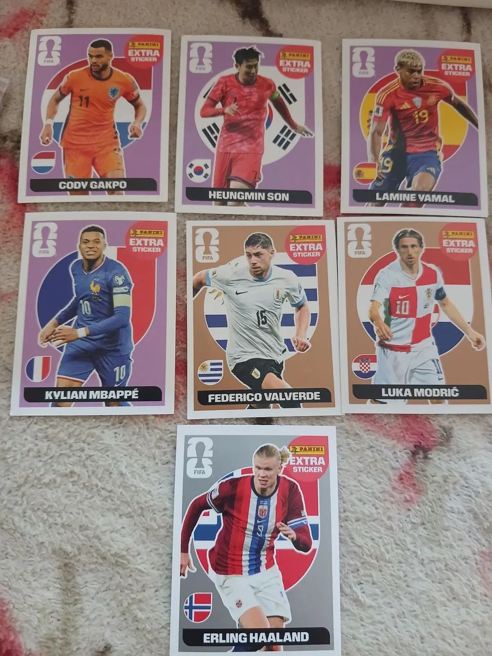 Figurinhas Legend da copa 2026
