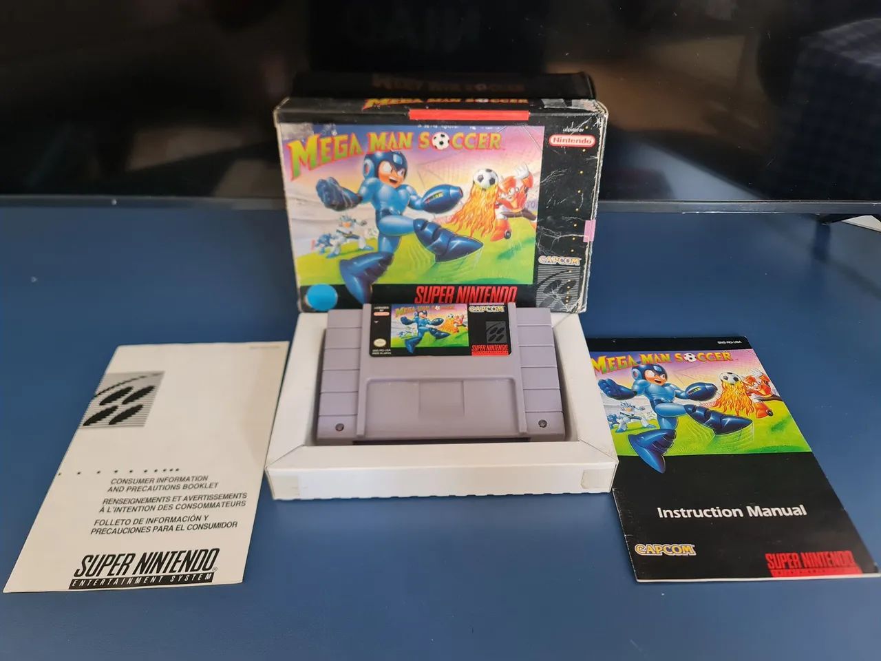 Mega Man Soccer - Super Nintendo Completo