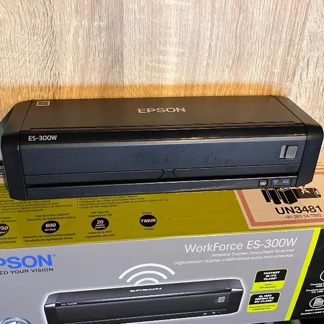 Scanner Wireless Duplex Portátil Epson Workforce ES-300W - Foto 3