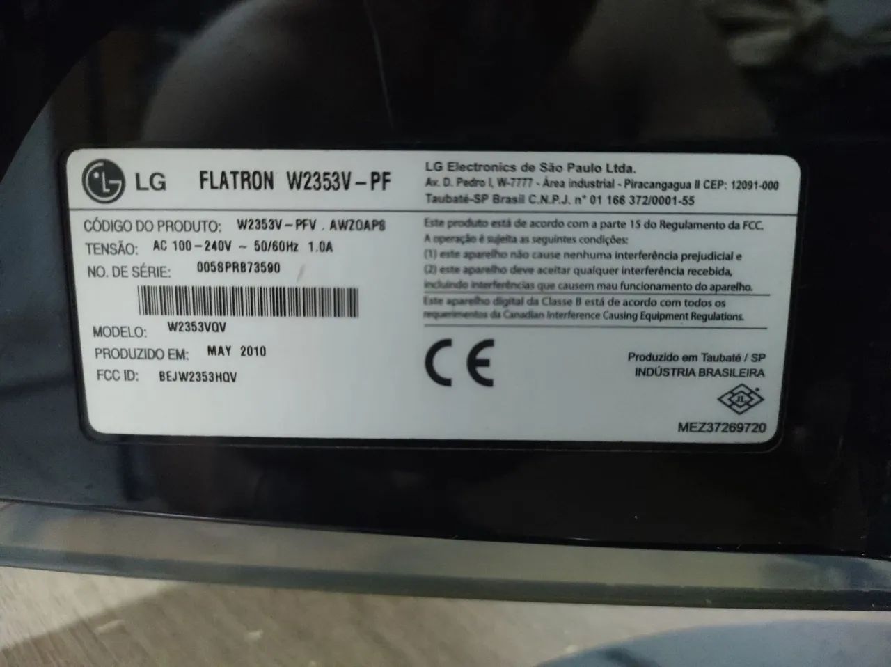 Monitor LG Flatron W2353V 23 polegadas - Foto 4
