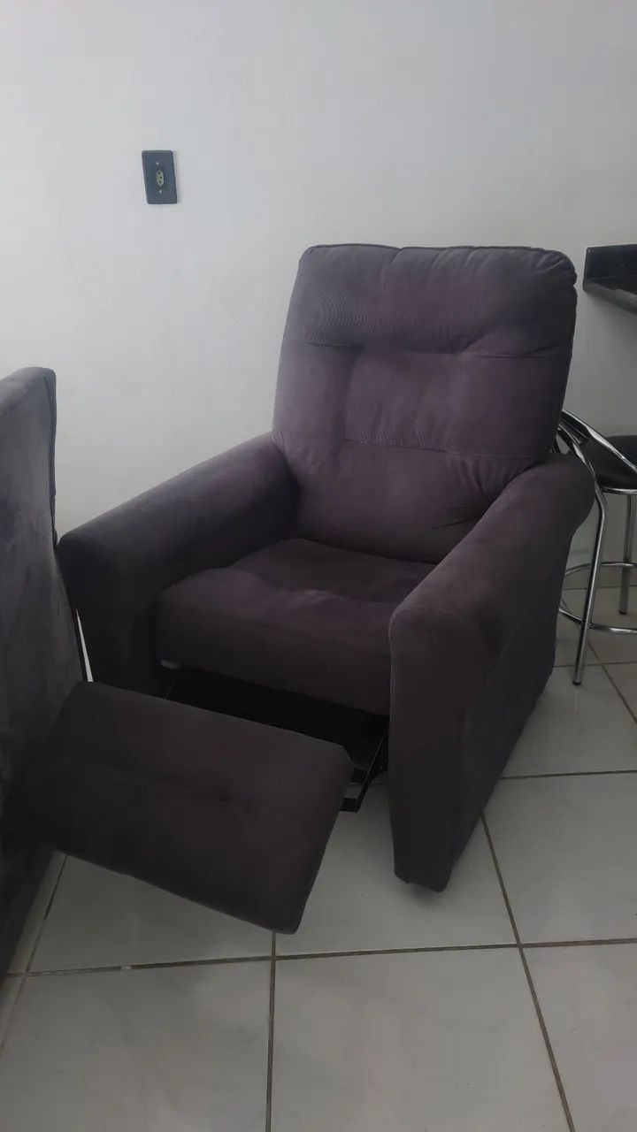Poltrona Reclinável Moderno 3 Posições - Foto 2