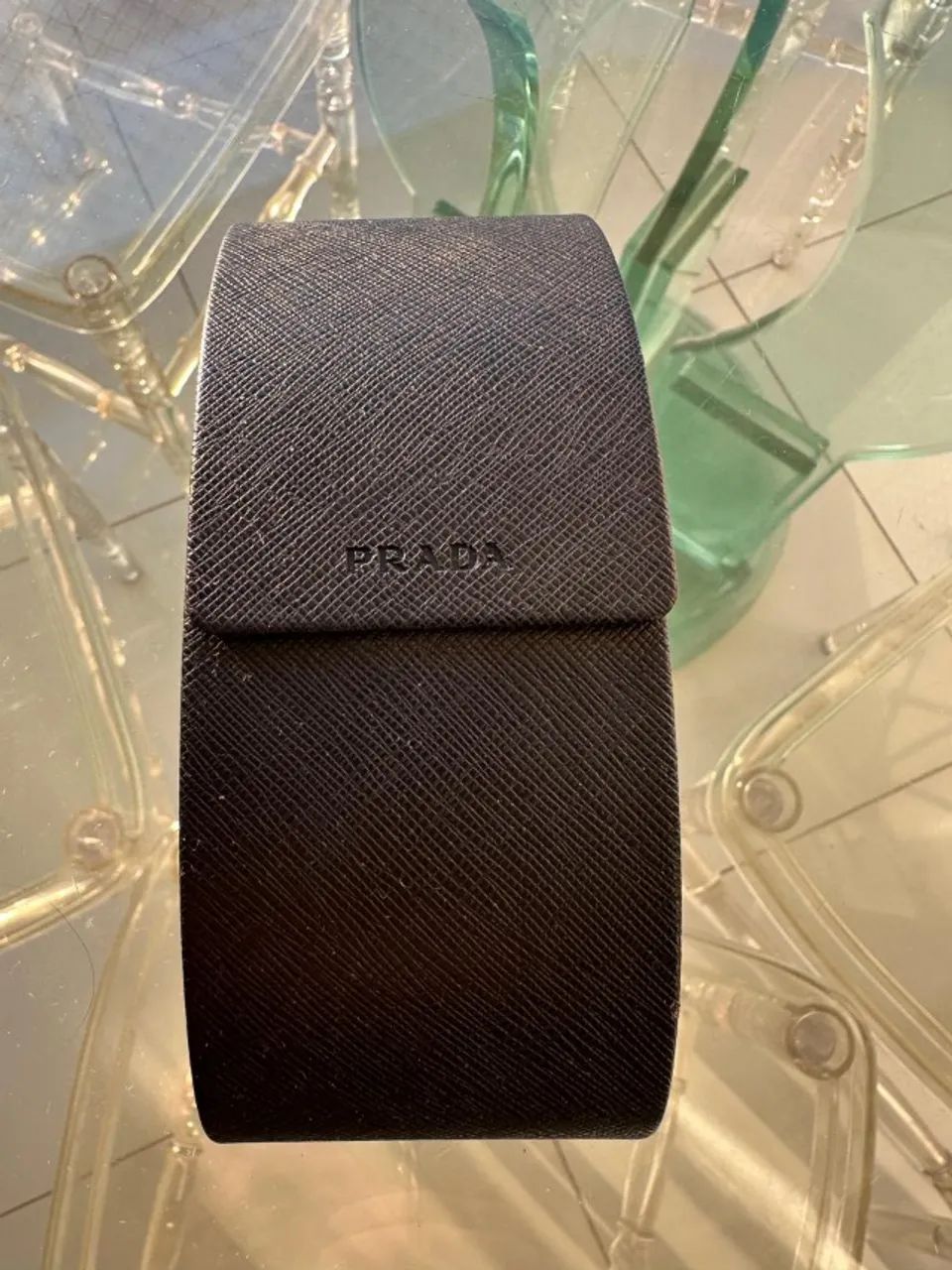 Armação de óculos PRADA, original, praticamente nova! - Foto 3