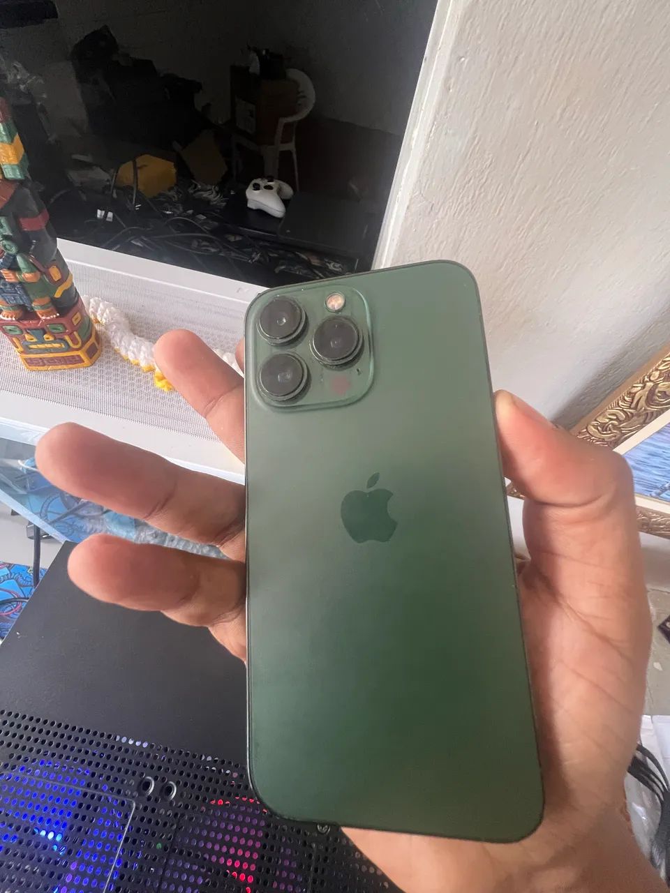 ★液晶故障・256GB★iPhone13 Pro FaceID正常 ジャンク iPhone 13 Pro 256GB Verde Alpino | Face ID OK | R$ 2.000,00 (Preço