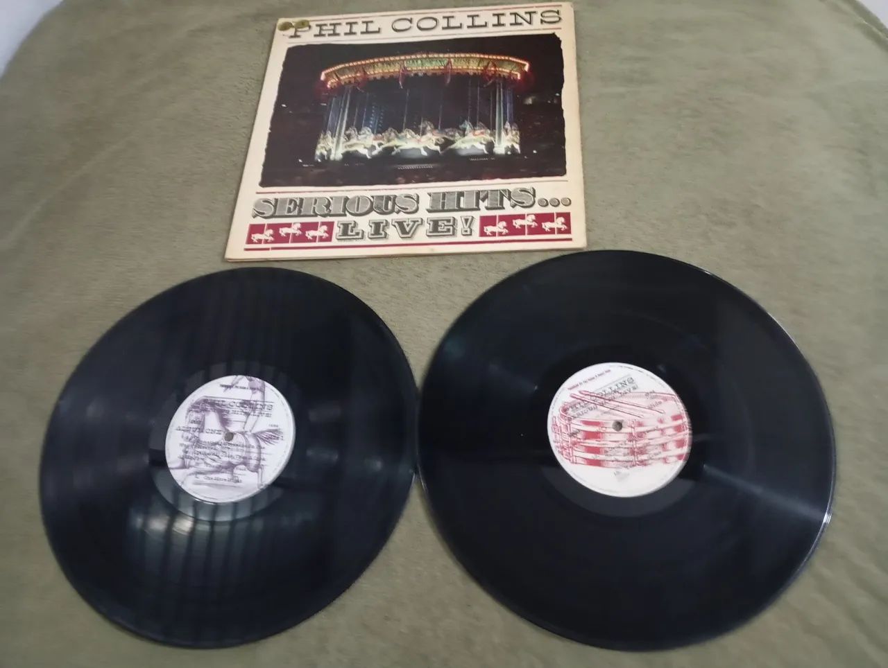 Lp Disco Vinil Duplo PHIL COLLINS capa dupla Otimo Estado  - Foto 5