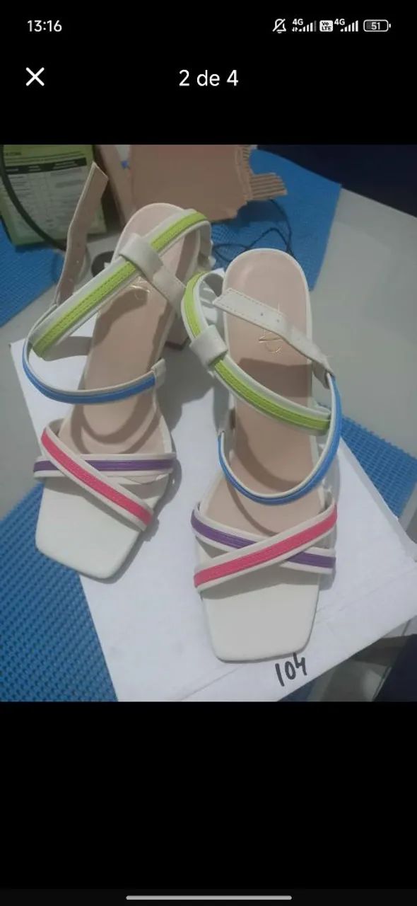 Sandália salto alto  - Foto 4