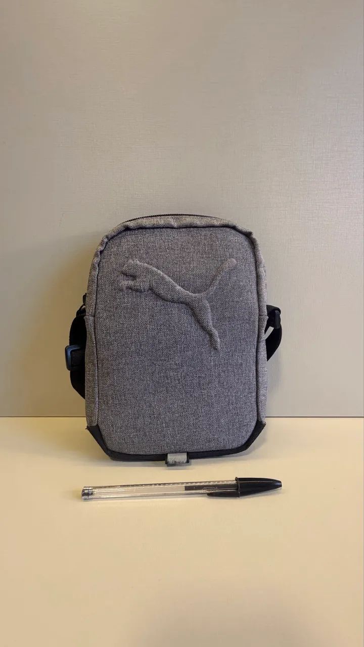 bolsa shoulder bag puma buzz cinza | compacta e original | campinas/sp - Foto 2