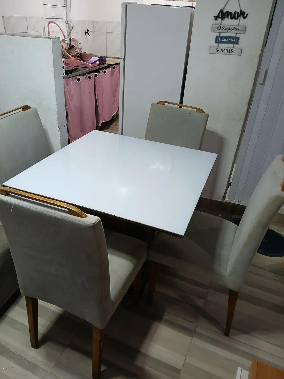 Mesa De Jantar 4 Cadeiras 64962145764355120