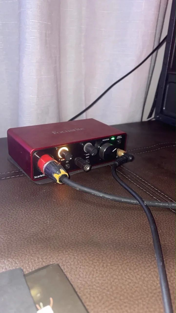 Interface de áudio Focusrite Scarlett 3rd Solo
