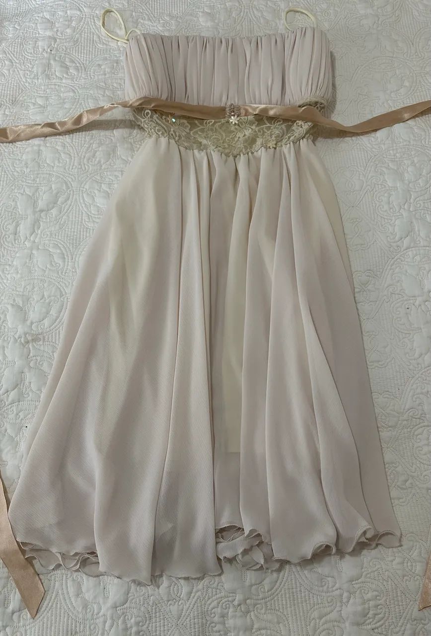 Vestido creme