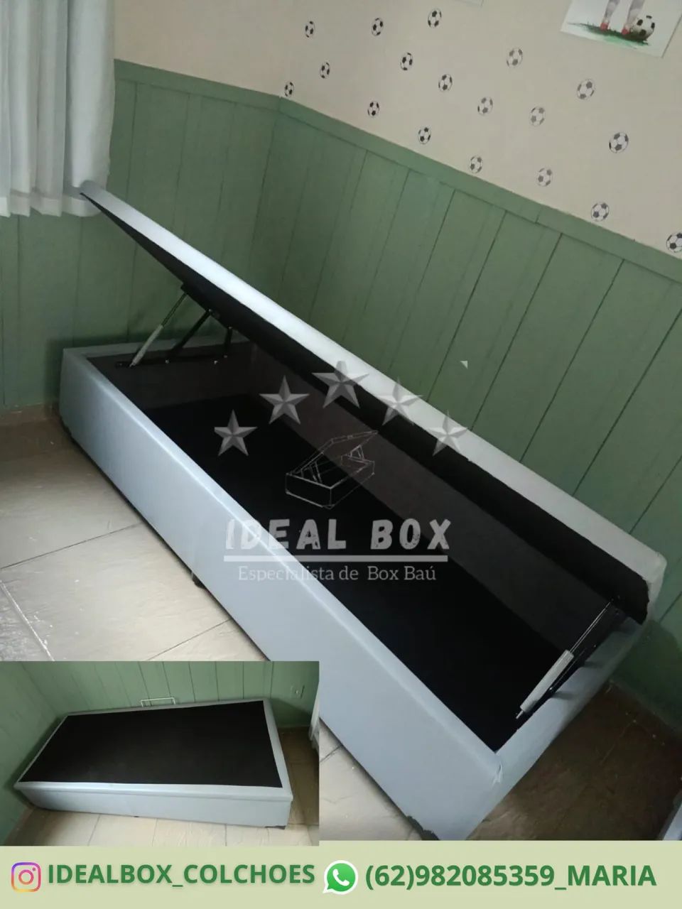 BOX BAÚ SOLTEIRO 138*188