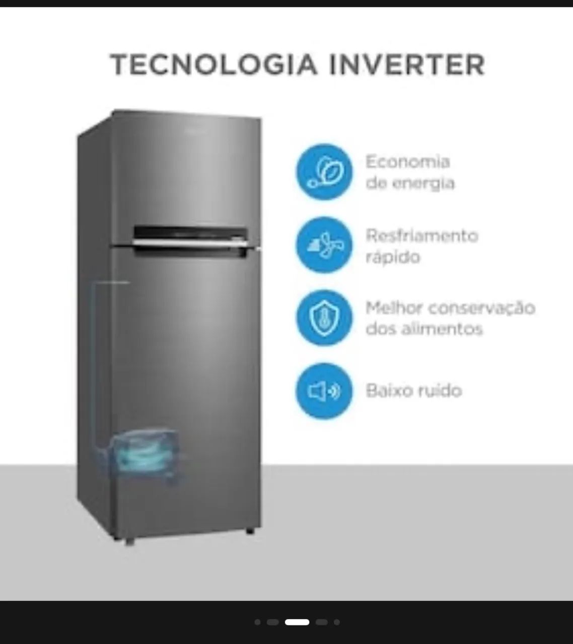 Geladeira midea duplex inox  - Foto 2