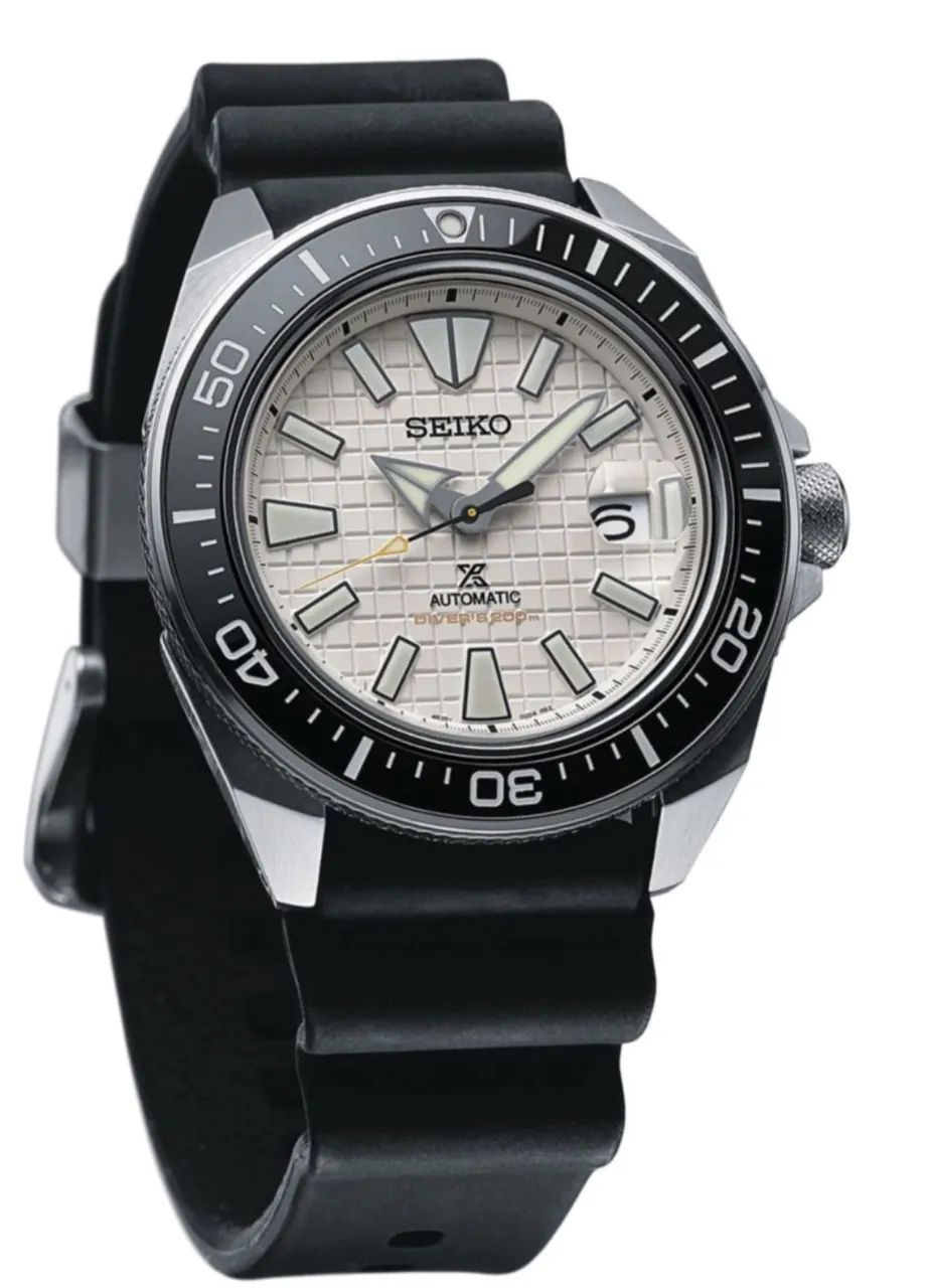 Relógio Seiko Prospex Automático Branco 43mm SRPE37 - Foto 4