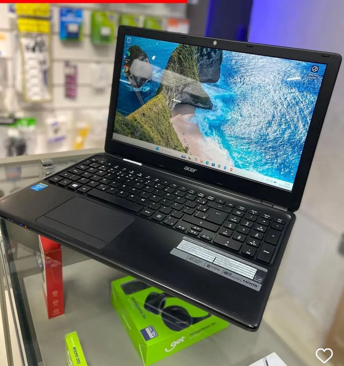 Notebook Acer core i5 16gb de ram 120gb SSD Garantia da loja