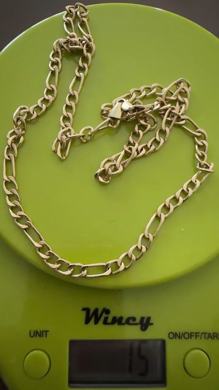 Corrente ouro 18k 4x1 Masculina 