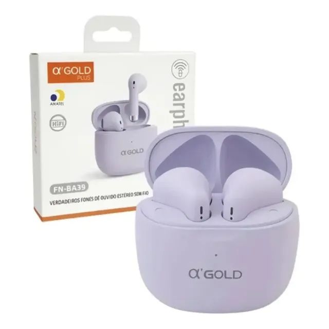Fone De Ouvido Bluetooth Gold Plus Fn-ba39 Qualidade Sonora Loja Coimbra Entrega - Foto 2