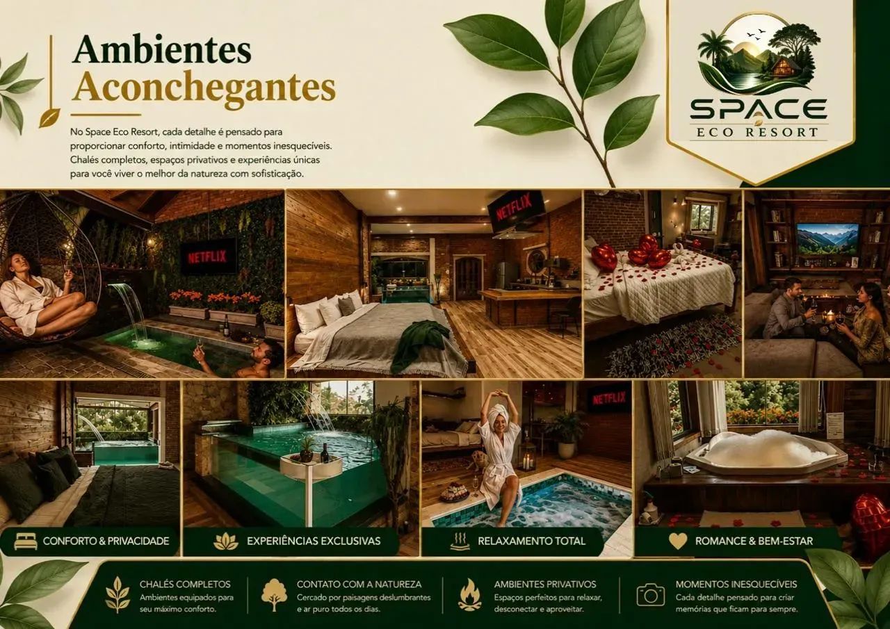 Chalé para locação e lazer em Ibiuna, Eco Resort Spaces - Foto 2