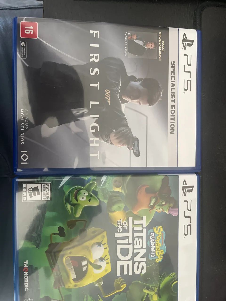 007 + Bob Esponja PS5