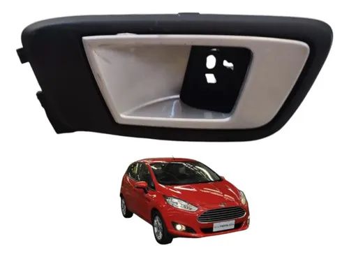 Maçaneta Interna Traseira Esquerda New Fiesta 1.6 16v 14 A18 Preto